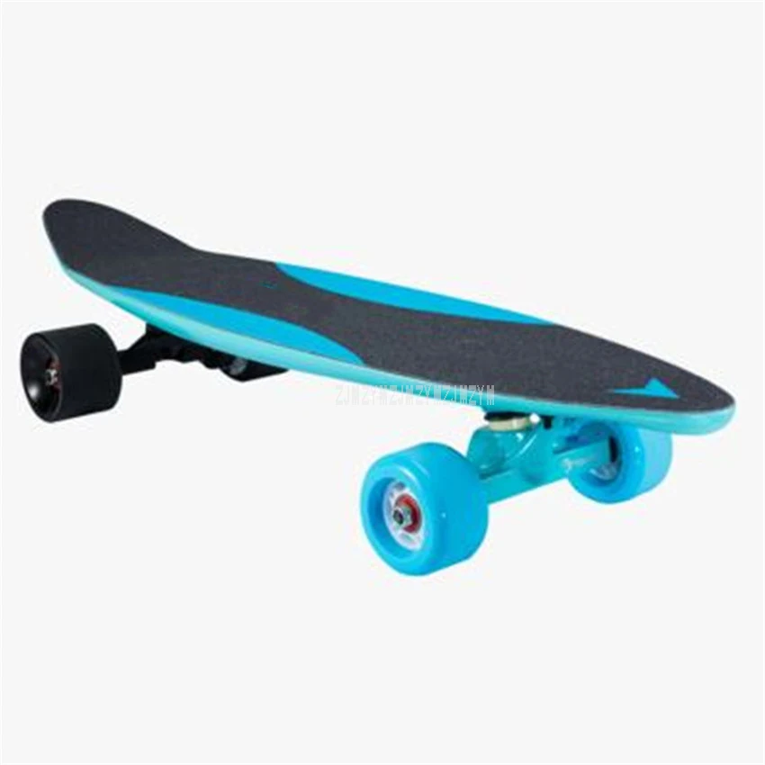 Cheap 300W Skate Board Mileage 10km 4 Four Wheels Electric Skateboard Scooter Street Board Max Speed 20km/h With Remote Controller 2 Cheap 300W Skate Board Mileage 10km 4 Four Wheels Electric Skateboard Scooter Street Board Max Speed 20km/h With Remote Controller 2