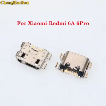 

ChengHaoRan for Xiaomi Redmi 6A 6 pro micro usb jack connector charging port Dock Plug Jack Mobile Phone Interface