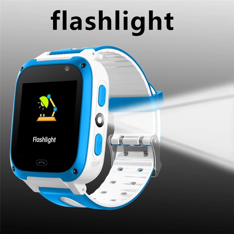 

2019 Children's Smart Watch Voice Chat SOS Emergency Help Support SIM Card Large Capacity Battery IP67 Waterproof Smart Watch