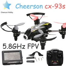 New Cheerson CX-93S 5.8Ghz FPV Drone with Camera 720p hd Best Flying Quadcopter 100m Distance 6 Axis Gyro 2.4Ghz 4CH RTF RC 2017