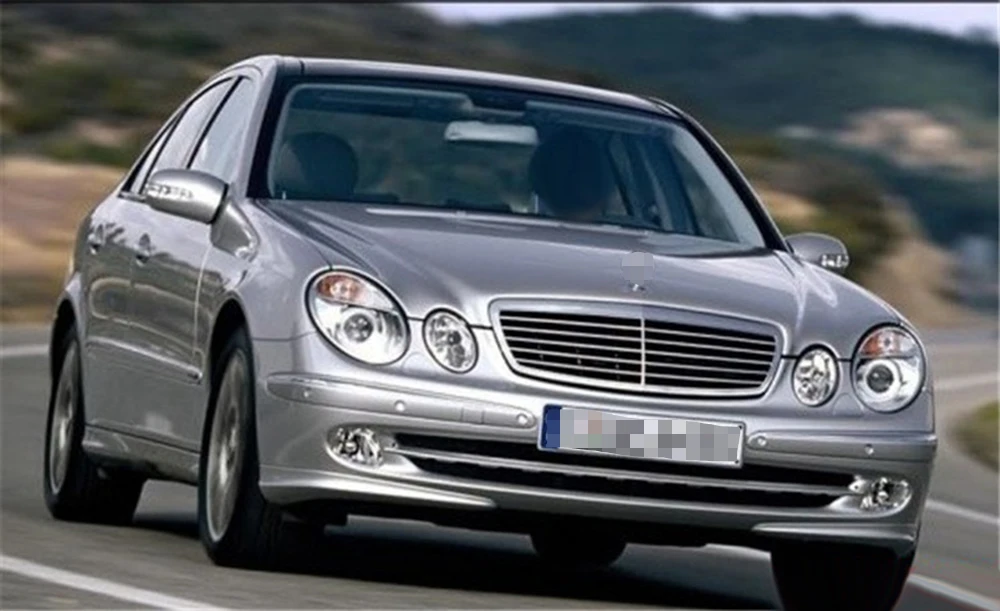 Для Mercedes-Benz E Class W211 E240 E200 E350 E280 E300 2002~ 2008 Автомобильная фара с прозрачными линзами