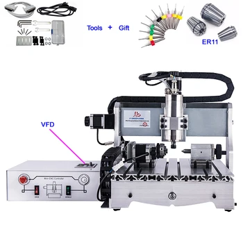 

4 Axis 1500W CNC Router 6040 Metal Cutting Engraving Machine