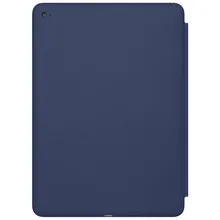 Умный чехол из натуральной кожи для iPad Air 2, тонкий защитный чехол темно-синего цвета, простой и модный чехол R0415