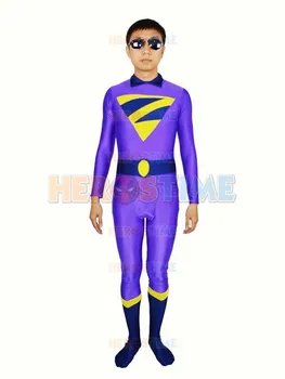

Wonder Twins Zan Costume Spandex Superhero Costume Halloween Cosplay Party Zentai Suit The Most Popular