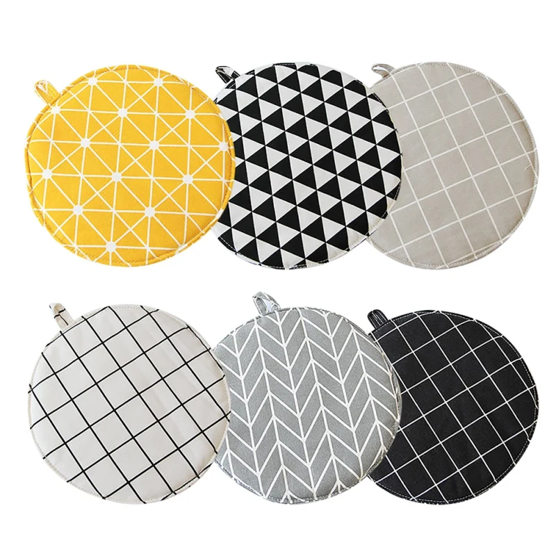 

Mats Cotton And Linen Kitchen Baking Microwave Oven Insulation Mat Heat Resistant Tablecloth Non-slip Pillow Kitchen Cooking