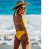Sexy Strappy One Piece Girls Swimsuit Swimwear 2022 Women Female High Waist White Bikini Badeanzug Biquini Brasileiro Beach Wear ► Photo 2/6