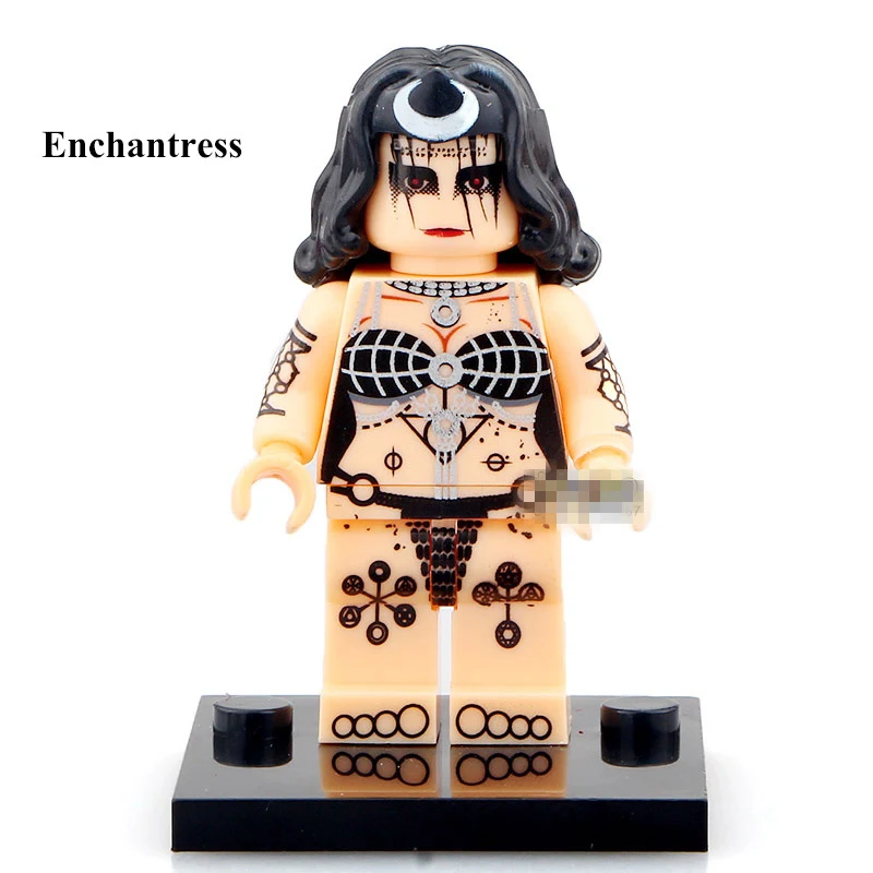 Goedkoop Enkele Verkoop Fallen Enchantress Suicide Squad Super Heroes Batman Joker Minifig Monteren Bouwstenen Kids Leren Speelgoed Geschenken