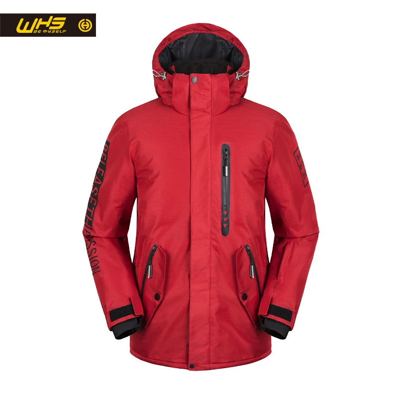 WHS Men's Outdoor Skiing Jacket Wind proof, Waterproof, Warm and