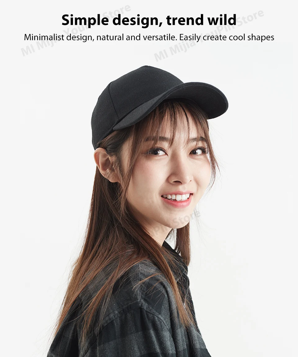 Xiaomi Mijia Baseball Cap2 Sweat Absorption Reflective Snapback Unisex Design Adjustable Design Fashion Accessory For Smart Home (3)