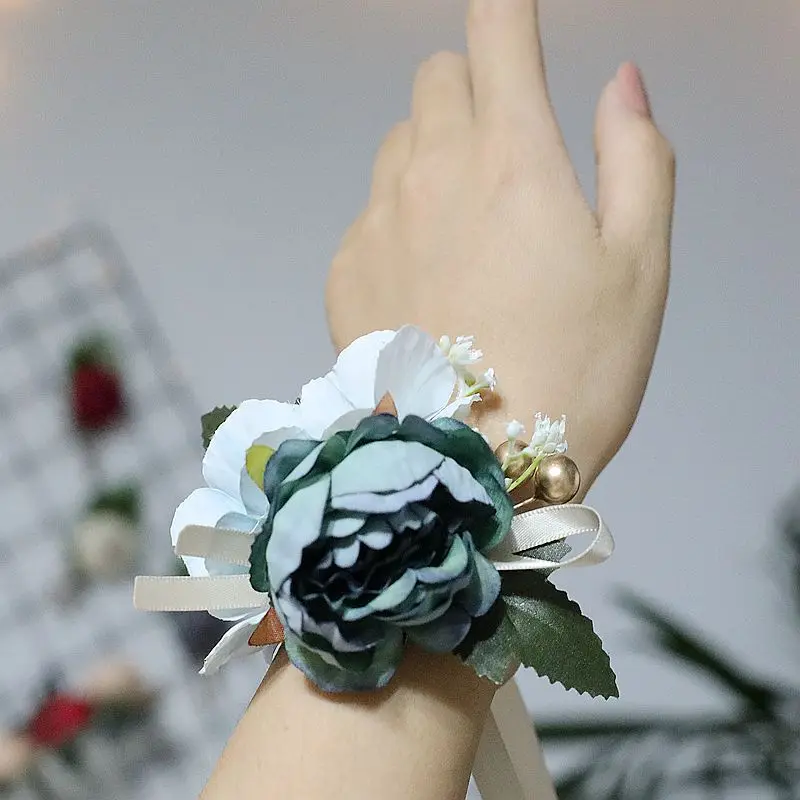 Hand Corsage Flowers Prom Bracelets Corsages Hand Wrist Flower Purple Wedding Flowers Bracelet Bridesmaid Bridemaids Accessoirs Hand Corsage Flowers Prom Bracelets Corsages Hand Wrist Flower Purple Wedding Flowers Bracelet Bridesmaid Bridemaids Accessoirs