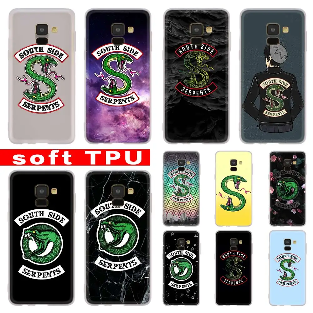 3D чехол Riverdale South Side Serpents для Samsung Galaxy A8 A6 Plus A9 A5 A3 A7 2018 2017 2016 A50 A30 A40 A70 A10 A2 CORE