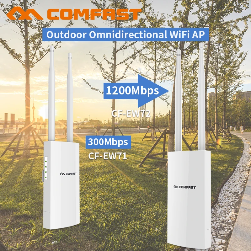 

Outdoor Wifi repeater 300-1200Mbps Wireless Wifi router /Extender AP Network Wi fi Omnidirectional Base station 5.8G wifi amplif