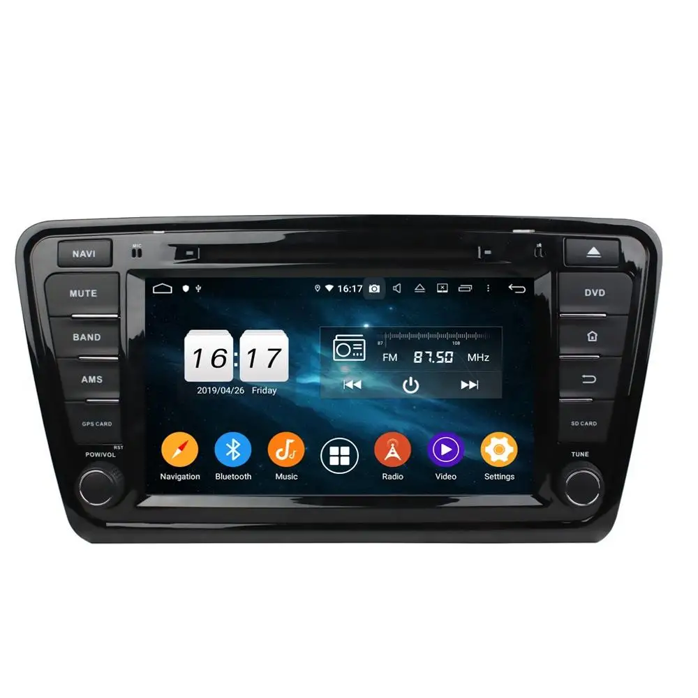 DSP 4GB RAM Octa Core 8" Android 9.0 Car DVD Player for Skoda Octavia 2014 2015 2016 Radio GPS