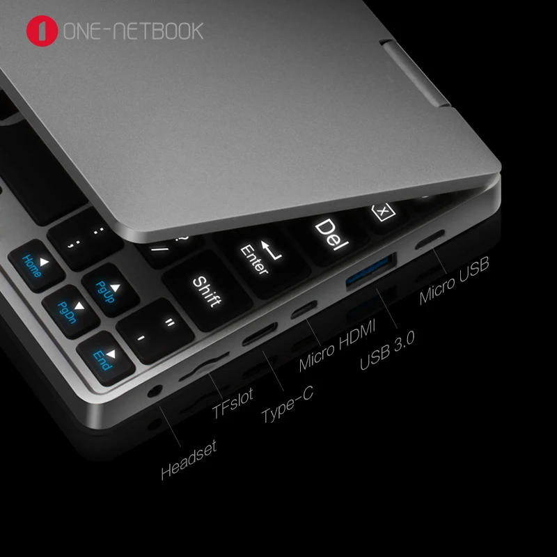 Onemix 7 дюймов Win 10 мини ноутбук 8G/128G процессор Z8350 четырехъядерный алюминиевый