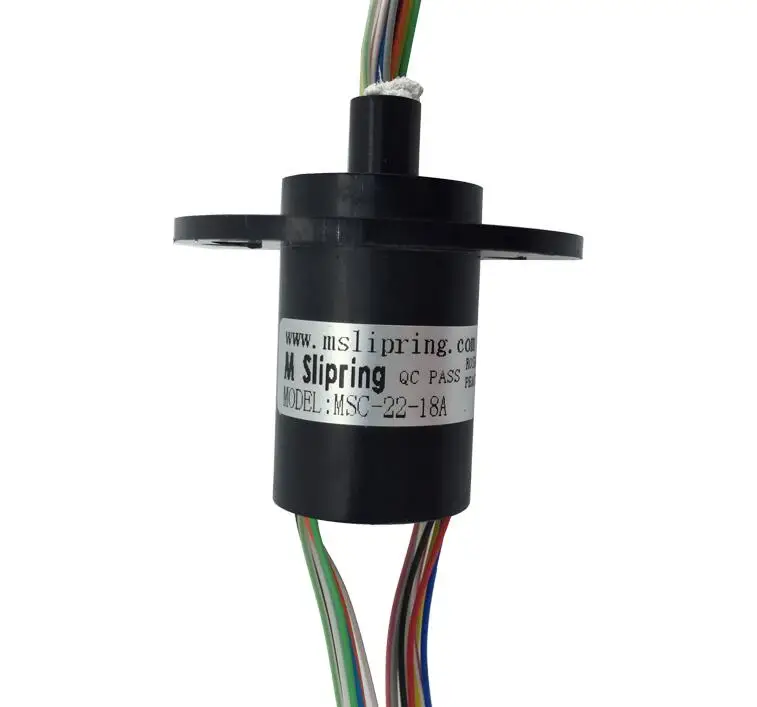 

Free Shipping Conductive Slip Ring 18 Wires 2A Diameter 22mm Spare Parts For Monitor Camera Robot Rotating Equipment