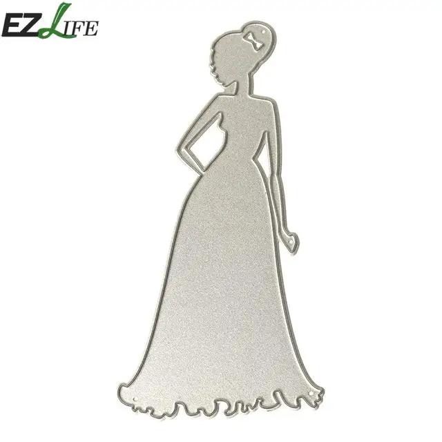 pretty dancing girls cutting dies stencils diy scrapbooking album