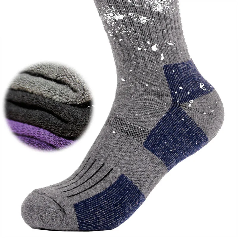 Men's Outdoor Socks Coolmax Quick Drying Men Sport Socks Winter Thermal Socks For Men Women Snow