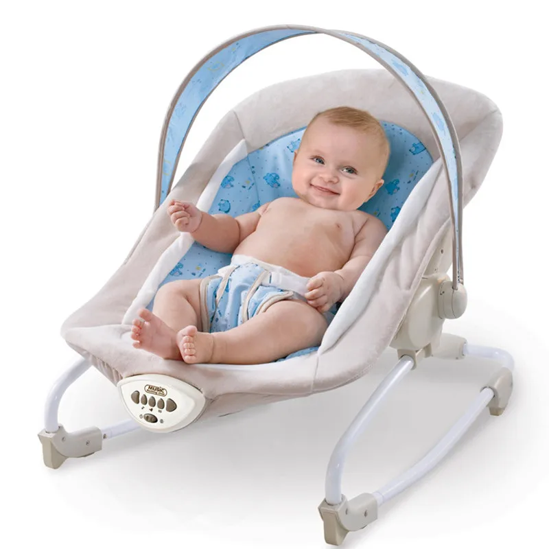 2017 Brand New Babies Electric Appease Rocking Chair Bouncers,Jumpers & Swings Baby Shake Chairs Infant Leisure Chair With Music02