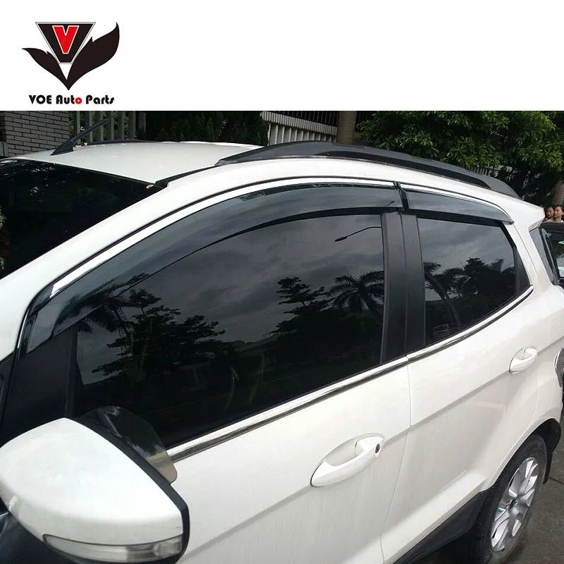 

Ecosport 4 Pcs/Set Wind Rain/Sun Guards Visor Vent, Awnings & Shelters for Ford Ecosport 2013 2014 2015 2016