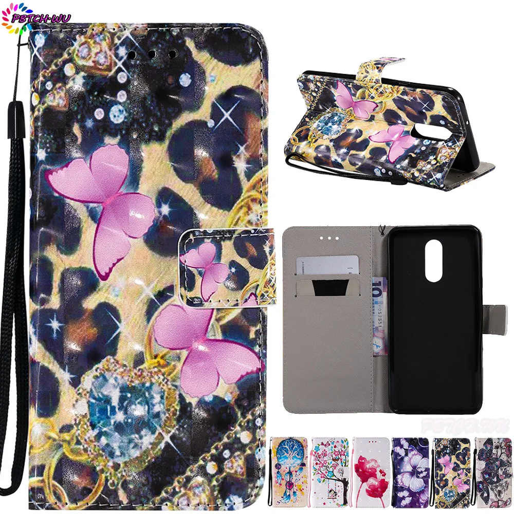Coque For LG Q Stylus Q710NAW LMQ710NAW Q Stylus + Wallet Flip Phone Case Cover For LG Q Stylus Plus LM-Q710NAW Stylo 4 Box Capa