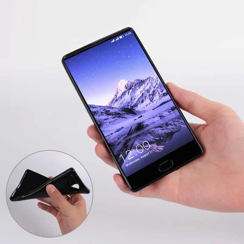 Чехол для Leagoo Kiicaa Mix противоударный защитный мягкий силиконовый чехол из ТПУ