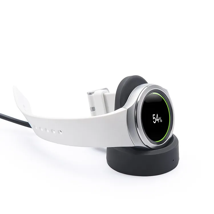 Qi Wirless Charger Itian Wireless Charging Dock Cradle for Samsung Gear S3/S2 Classic Frontier Watch | Мобильные телефоны и