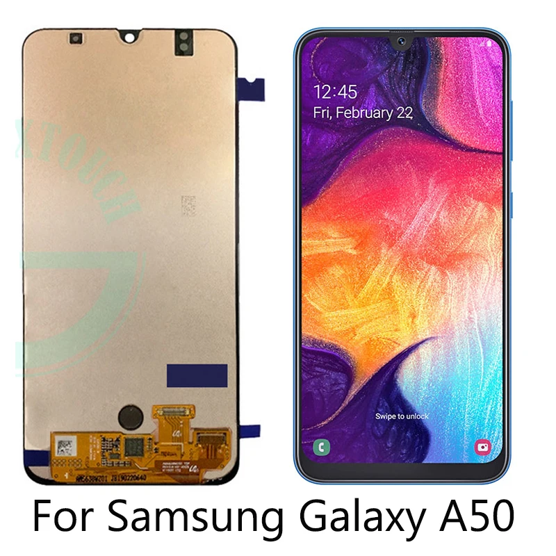 

Super AMOLED LCD For Samsung Galaxy A50 A505F/DS A505F A505FD A505A LCD Touch Screen Digitizer Assembly For Samsung A50 lcd