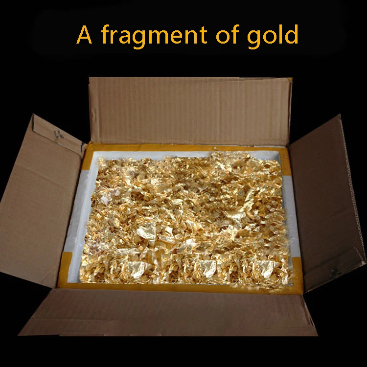 

1 Gram Small Pieces Real Genuine Gold Leaf Foil Flake, Edible,mask, Decorative Dishes, Very Beautiful, Free Shipping