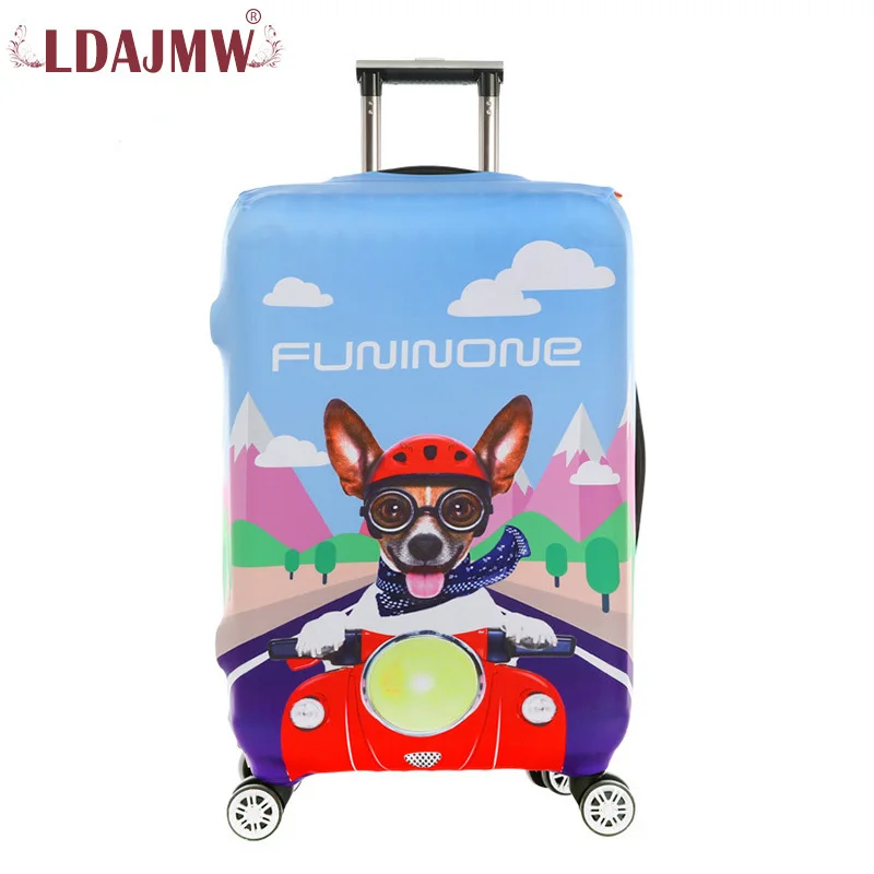 LDAJMW Travel Luggage Suitcase Protective Cover Elastic Thicken Luggage Cover Apply to 18''-32'' Trunk Case