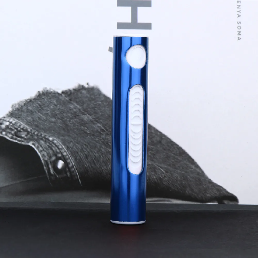 

Lectronic Cigarette Lighter Pulsed Arc Slim Windproof Cigar Lighter USB lithium-ion battery charge USB Rechargeable Outdoor Tool