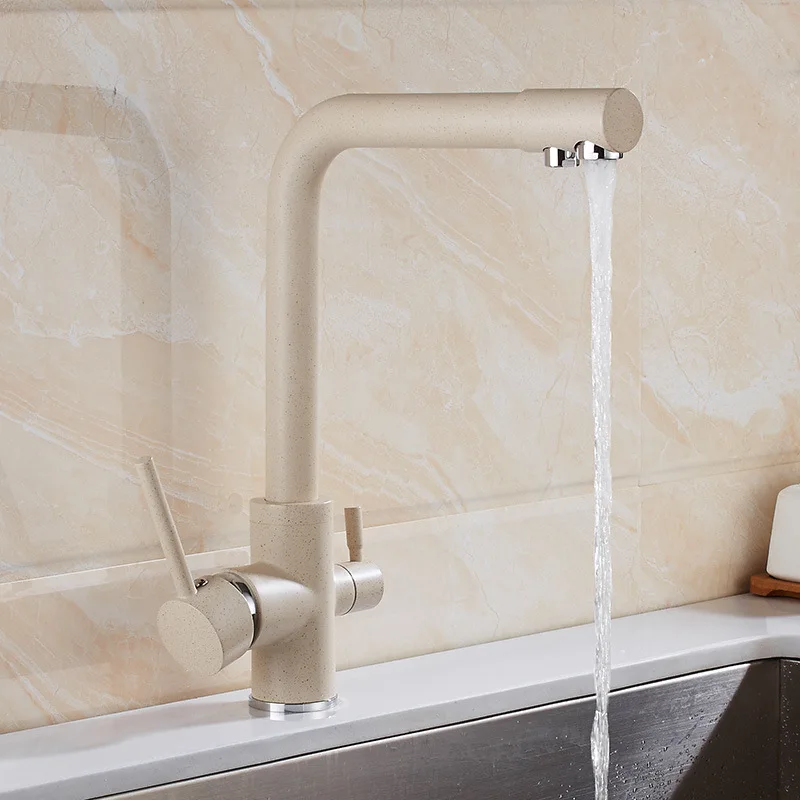 

kitchen Water Purifier 360 Degree Rotation With Water Purification Hot And Cold Sink Water Leading Rotating Double Outlet 9051