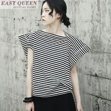 Топ, Женская Асимметричная блуза в полоску, женская элегантная рубашка FF574 A