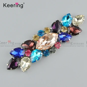 

Shiny Mix Color Rhinestone Applique For Clothing WRE-269