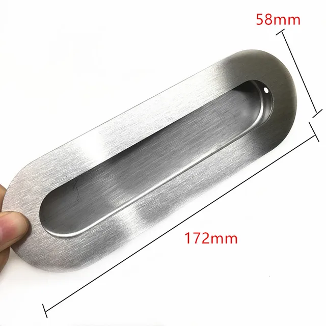 8 pz di Grandi Dimensioni 304 In Acciaio Inox Incasso Cucina Porta ... 8 pz di Grandi Dimensioni 304 In Acciaio Inox Incasso Cucina Porta ...