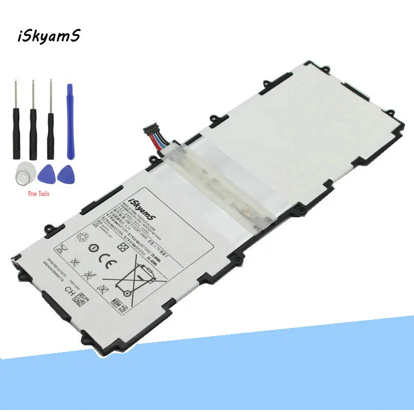 ISkyamS 1x7000 mAh SP3676B1A(1S2P) Сменный аккумулятор для samsung Galaxy Tablet Tab 2 Note 10,1 P5100 P5110 P7500 P7510 N8000