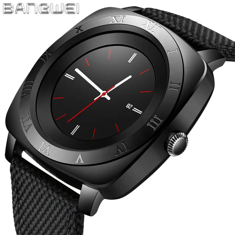 

BANGWEI 2019 New Brand Smart watch Men Waterproof Military Sport Digital watch Men's Heart Rate Sphygmomanometer Smartwatch