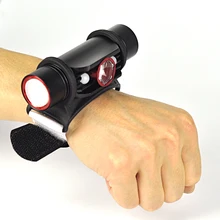3 in 1 Rechargeable Q5+2 LED Headlamp Wrist Light USB Power Bank Flaslight Torch