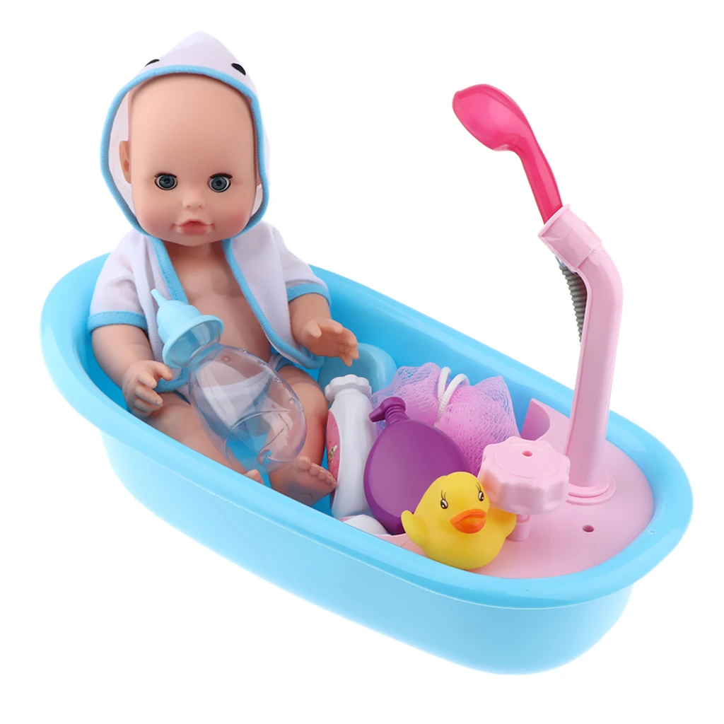 baby doll bath time