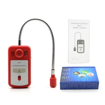 

Sensitive Useful Gas Analyzer Combustible Gas Detector Portable Gas Leak Location Determine Tester with Sound-light Alarm