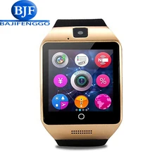 2017 wearable equipment q18 smart watch Android Bluetooth connection clock music watch support SIM card phone Smartwatch PK GT08