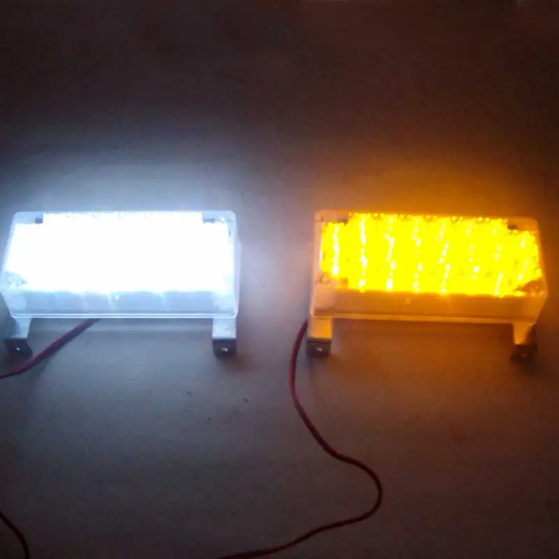 

Car Truck 2x22 44LED Bright Flashing Blink Grill Lamp Strobe Lights  2*22 LED Red Blue White Green Amber Yellow