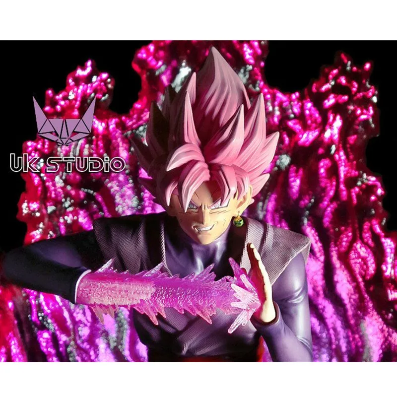 Dragon Ball Z Супер Saiyan черный Сон Гоку персик внутренний гнев сцены GK смола статуя фигурка модель игрушки X726