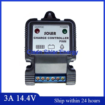

Qualited PWM Mode PV System 3A 14.4V Solar Controller for NI-MH Battery/Lithium Battery Cell/Soalr Light Charging Controller