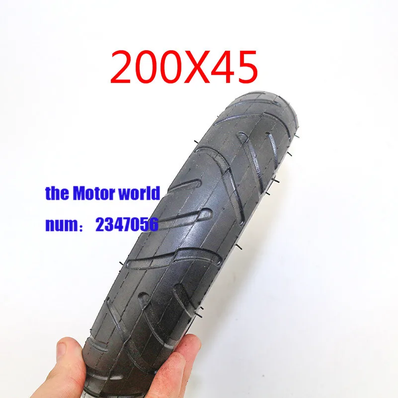 Металл 200x45 завышенным колеса и концентратор и внутренняя шина для скутера M8 M10 пневматическое колесо 8" скутер воздушный колеса