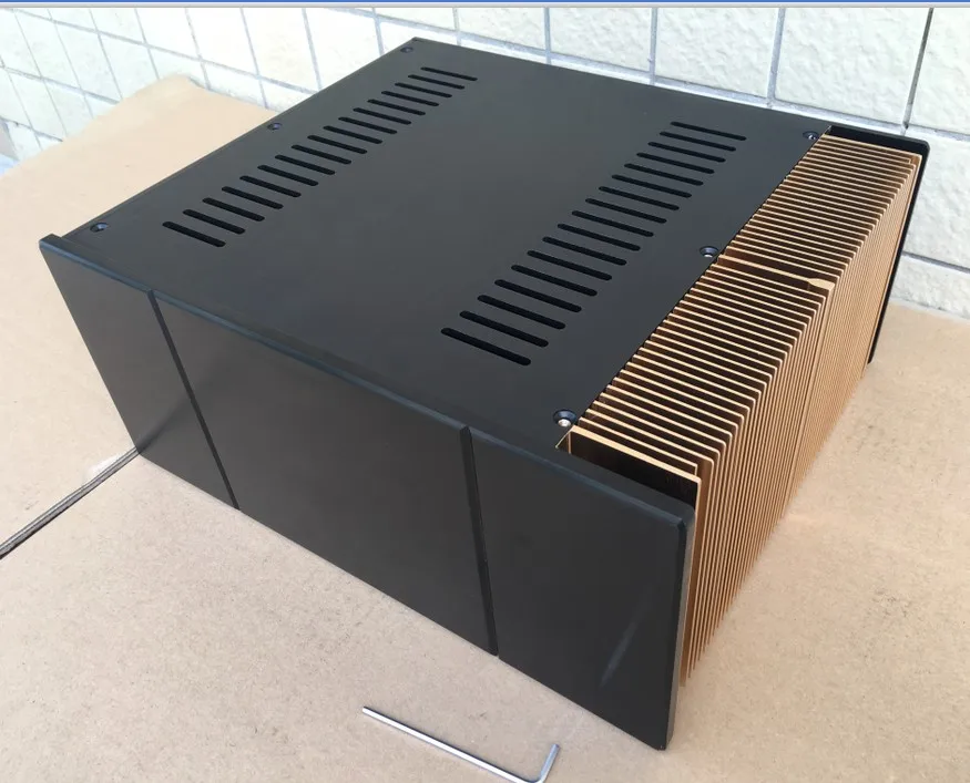 aluminum power amplifier chassis /home audio amplifier case (size 320*140*268MM) aluminum power amplifier chassis /home audio amplifier case (size 320*140*268MM)