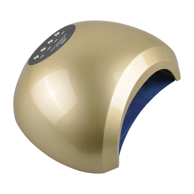 Biutee 36 Вт Сушилка для ногтей Светодиодная УФ-лампа для ногтей Гель-лак отверждаемая лампа с нижней 30 s/60 s таймер лампа для ЖК-дисплея для сушки ногтей - Цвет: Gold 48W