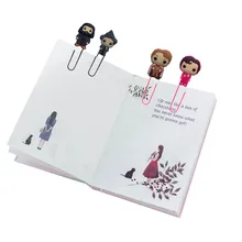 8 pçs bonito marcadores para livro quente filme figura clipes de papel página titular professor estudante artigos de papelaria escola material de escritório crianças presente