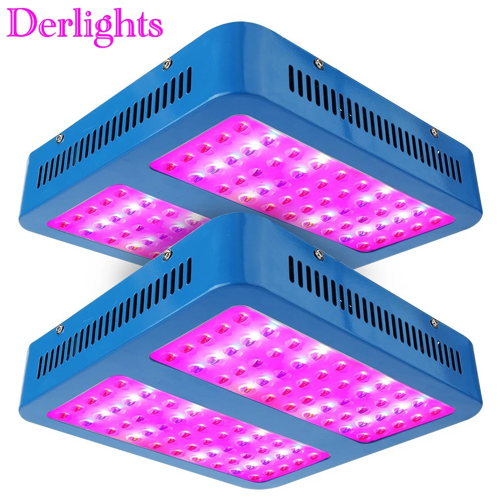 2 шт. светодиодный светать 1000 Вт полный спектр красный/синий/uv/ir для комнатных растений аквариум парниковых гидропоники цветущих растет