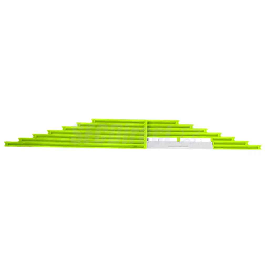 ABS Plastic Fishing Line Length Ruler Sub-line Knot-Tying Tackle Tool Cut Line Mearure Board Hook Accessories Yellow Green Blue