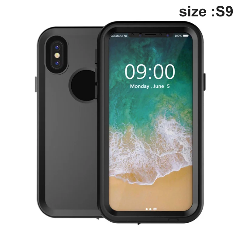 for Samung S9 Водонепроницаемый чехол для iPhone X/XS samsung Note 9 8 GDeals - Цвет: for Samung S9